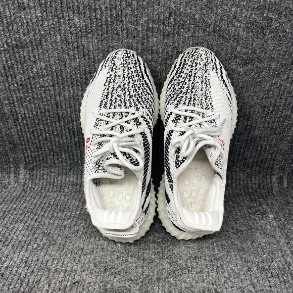 Adidas Yeezy Boost 350 V2 Zebra White Mens Size 6.5 CP9654 - Picture 7 of 8